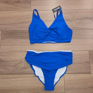 Women's AIMAGE Bikini Set Blue Size large